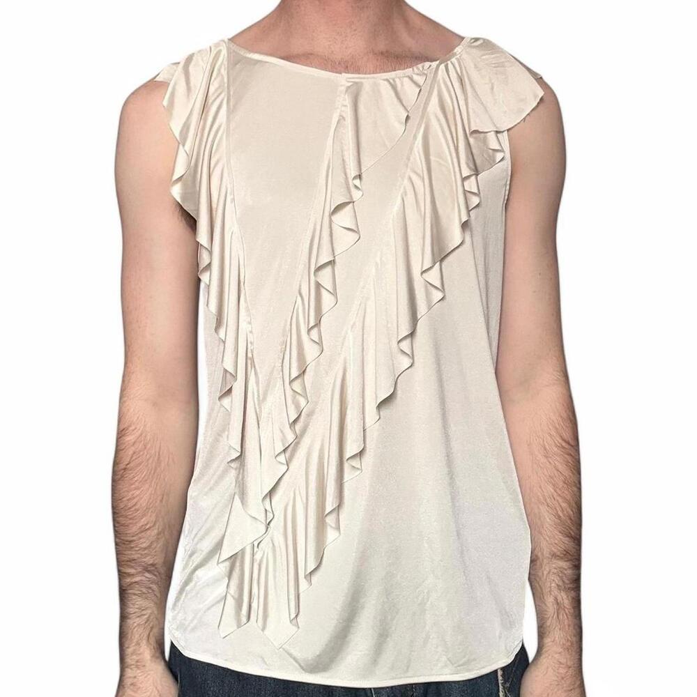 mother of pearl tank top<3